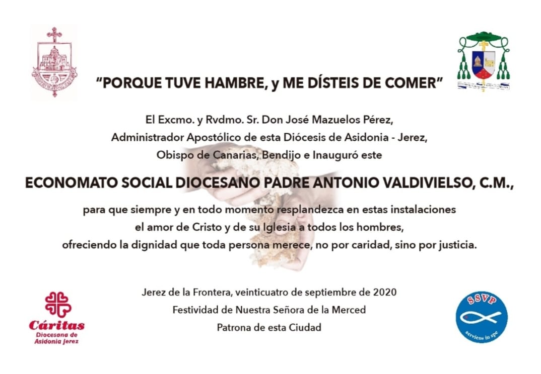La Fundación colabora con el Economato Antonio Valdivieso para paliar los efectos del Covid